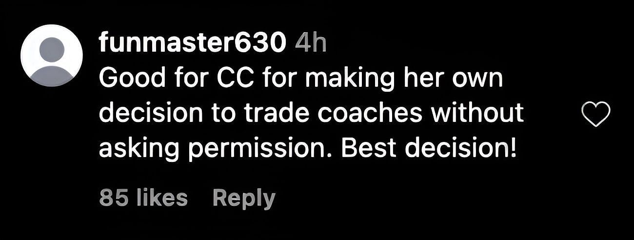 IG comment